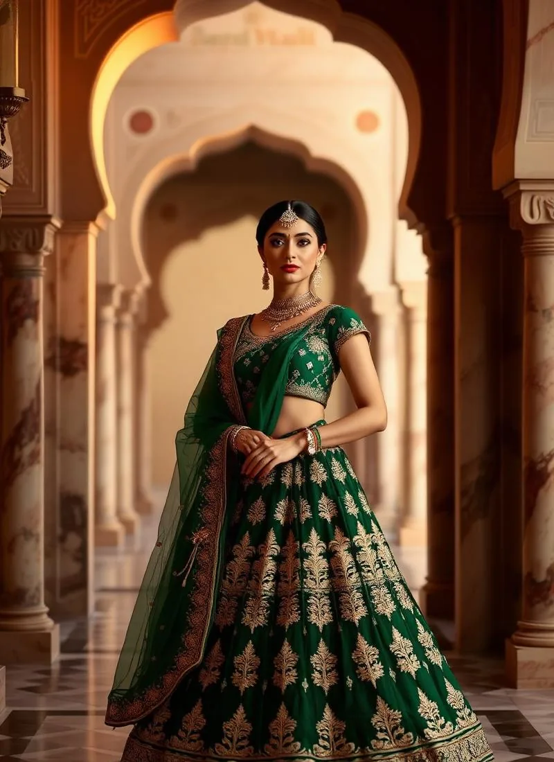 Custom designer lehenga by Le Wraps, best lehenga designer in Delhi