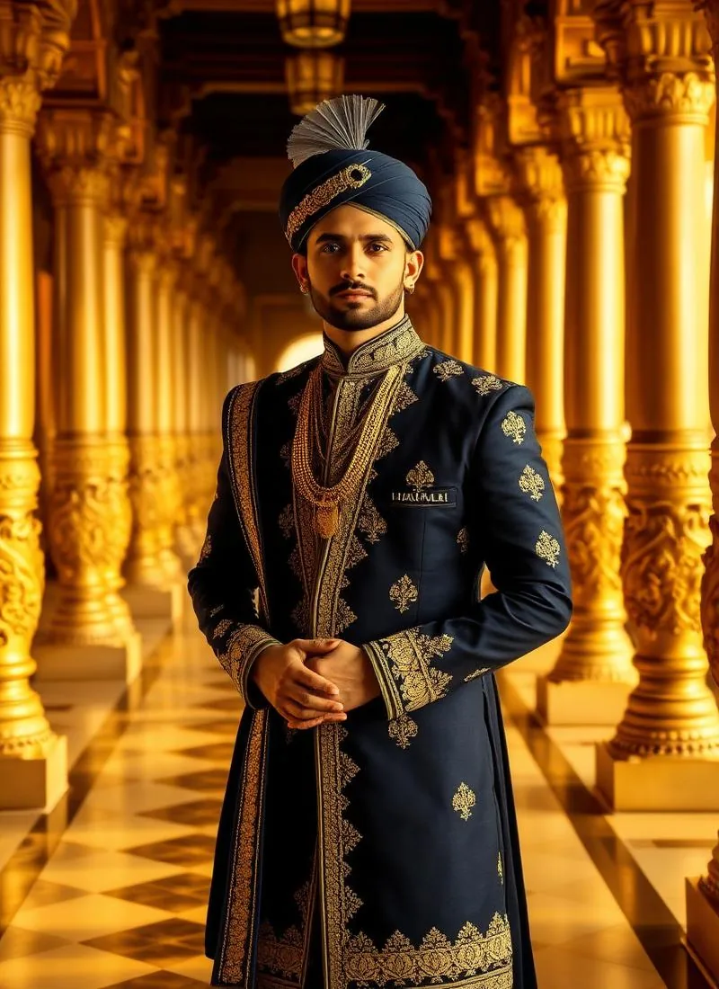 Bespoke sherwani by Le Wraps, best sherwani shop in Delhi